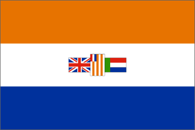 The old flag of the Republic of South Africa