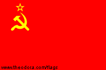 The hammer and sickle flag