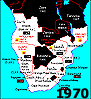 Southern Africa in 1970