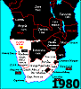 Southern Africa in 1980