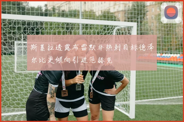 斯基拉透露布雷默非热刺目标德泽尔比更倾向引进范赫克